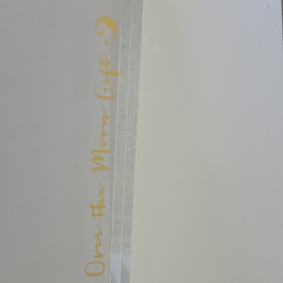 NWT! Over The Moon Gift 8" Acrylic Photo Picture Frame Magnetic Double Thick New - Picture 3 of 6